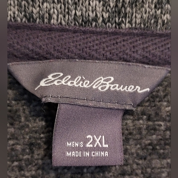 Eddie Bauer Charcoal Knit Sweater - Picture 7 of 13
